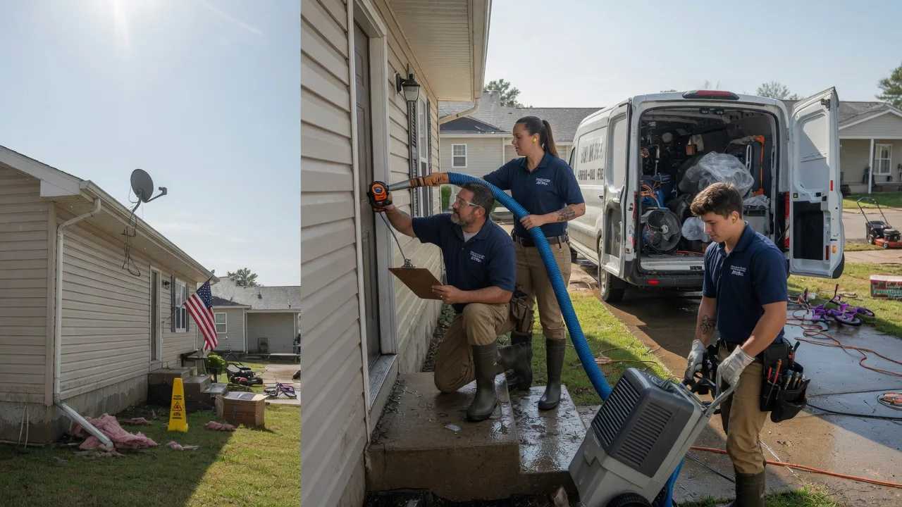 Ceiling Water Damage Restoration in Cadwell, GA near me